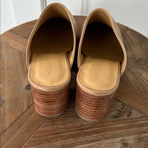NWOT Nisolo All-Day Heeled Leather Mules - Picture 6 of 8